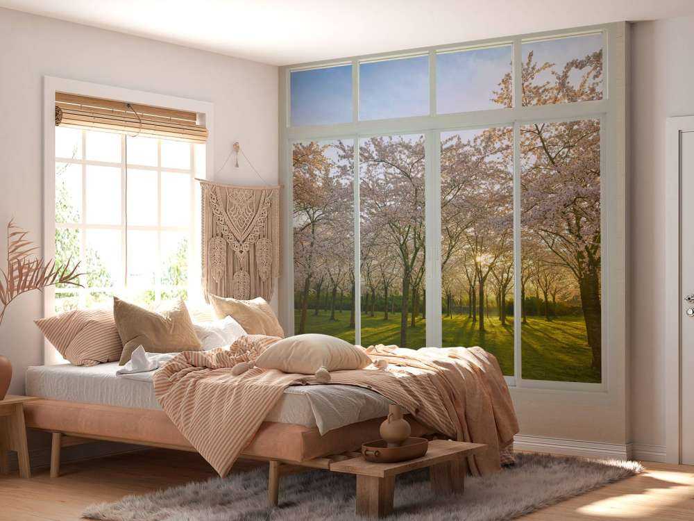 Bloesempark in lentezon