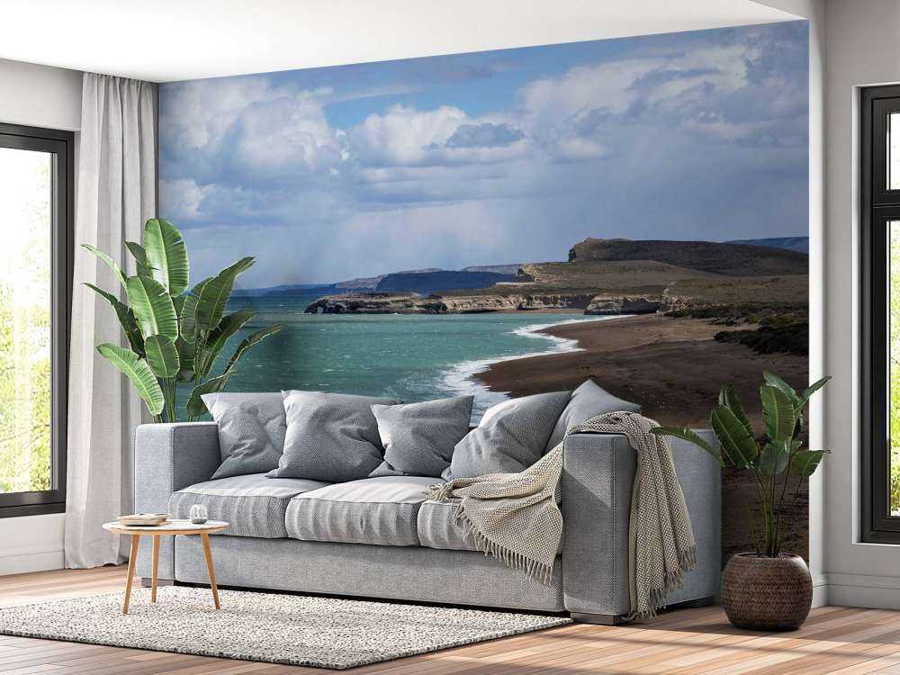 Ruige klifkust met turquoise zee