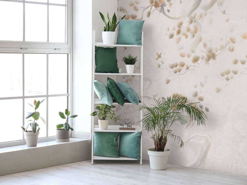 Blossom Tree Art - Beige