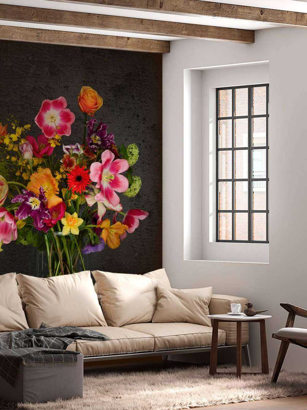 Kleurrijk bloemen boeket