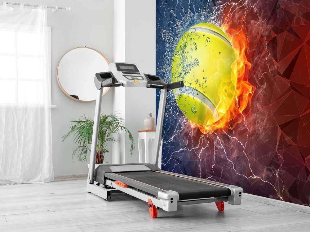 Tennisbal met veel kracht