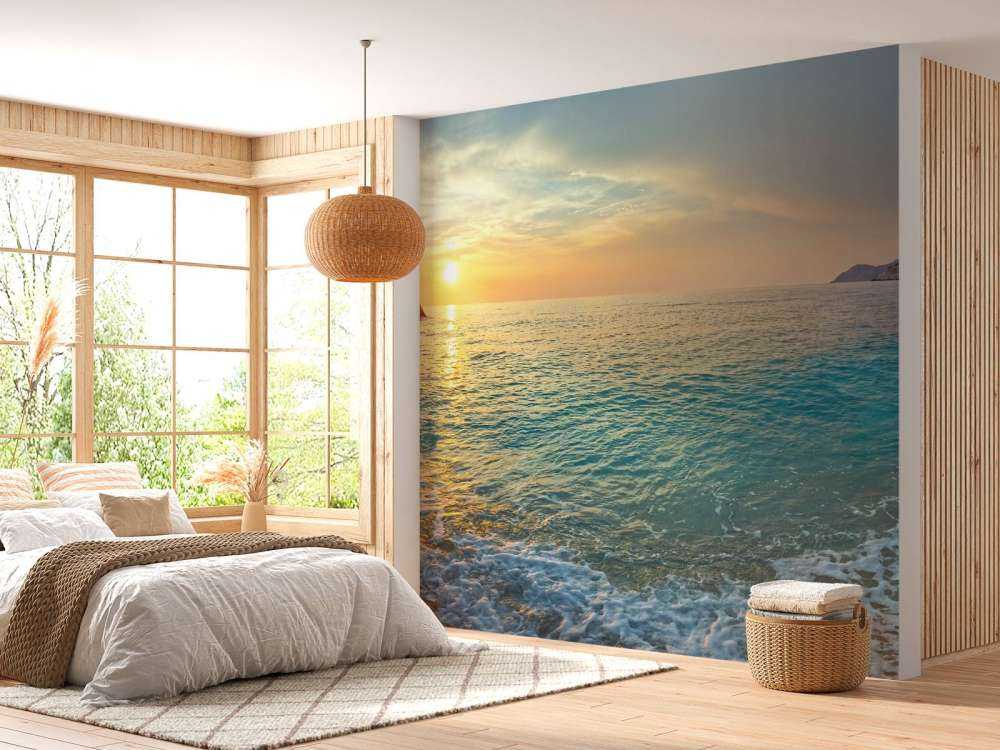 Zonsondergang vanuit Mirtos Beach