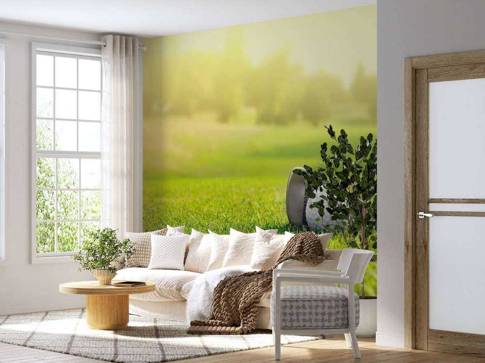 Golfclub met bal close-up