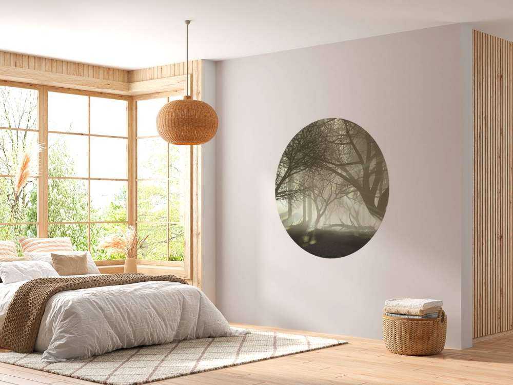 Mysterieus donker bos