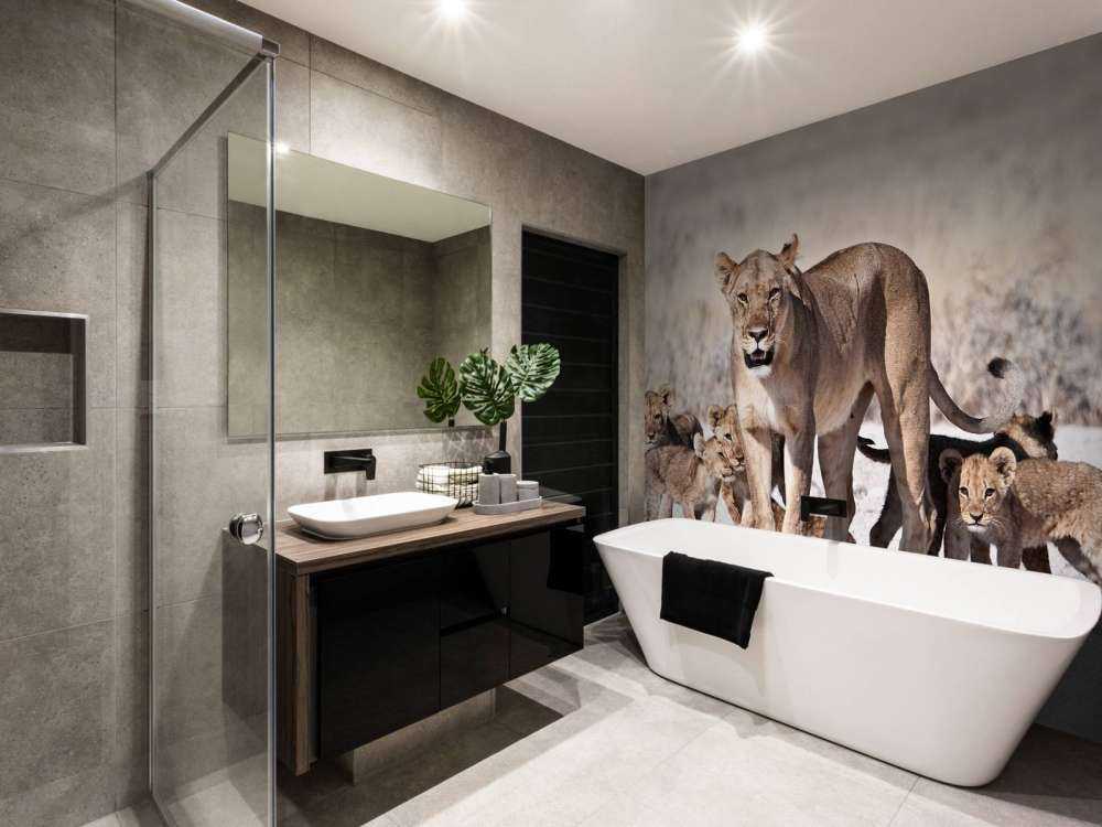 Leeuwin met haar welpen