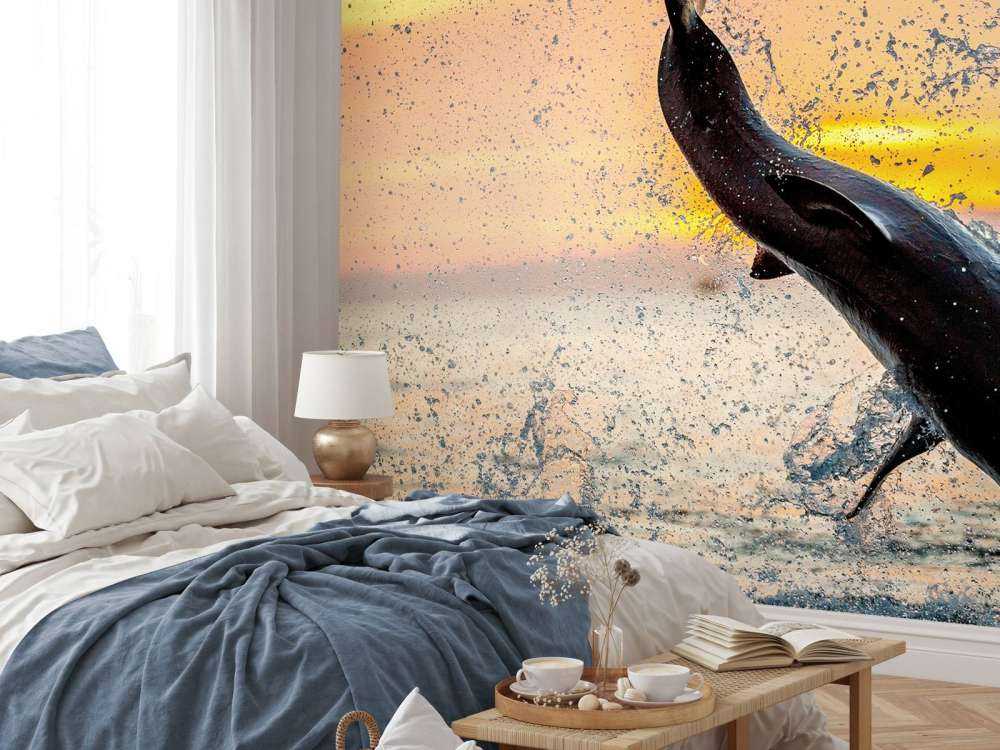 Grote witte haai aan het aanvallen