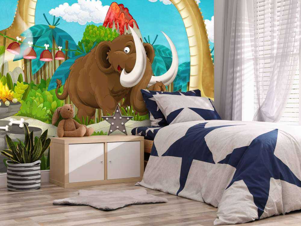 Dino's en een mammoet