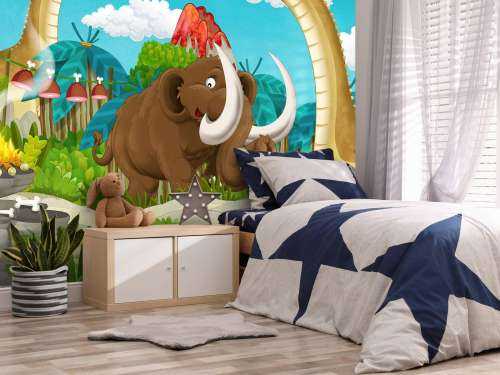 Dino's en een mammoet