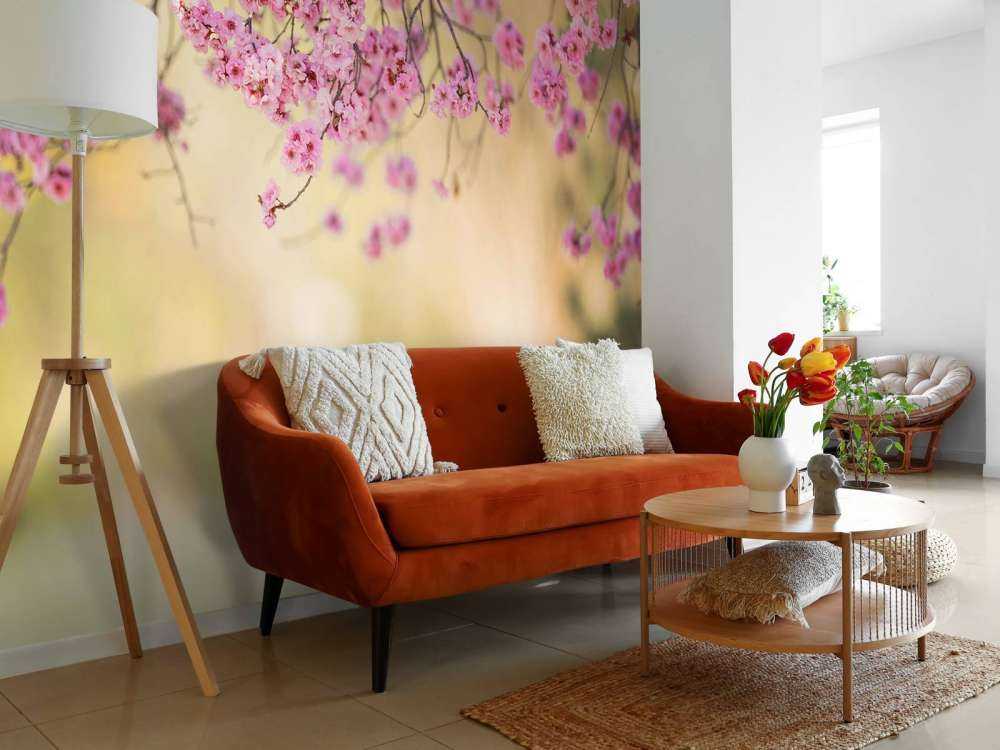 Bloesem met wazige achtergrond