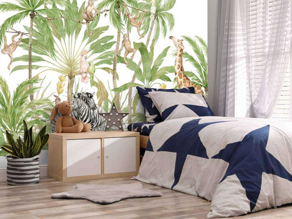 Waterverf jungle dieren