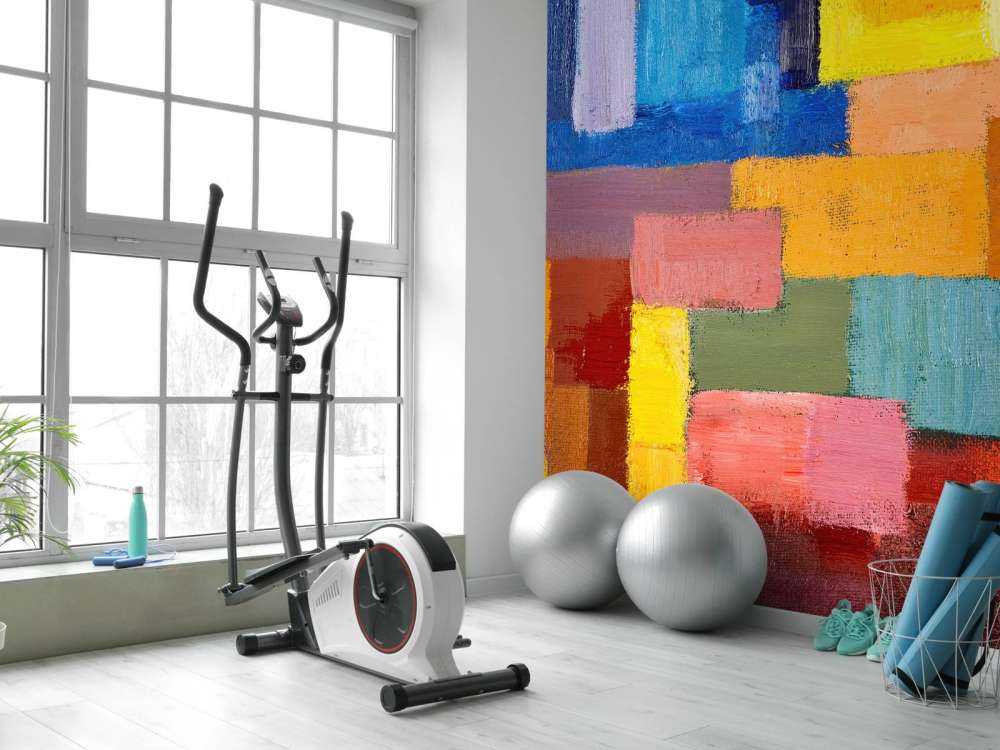 Kleurrijke vlakverdeling