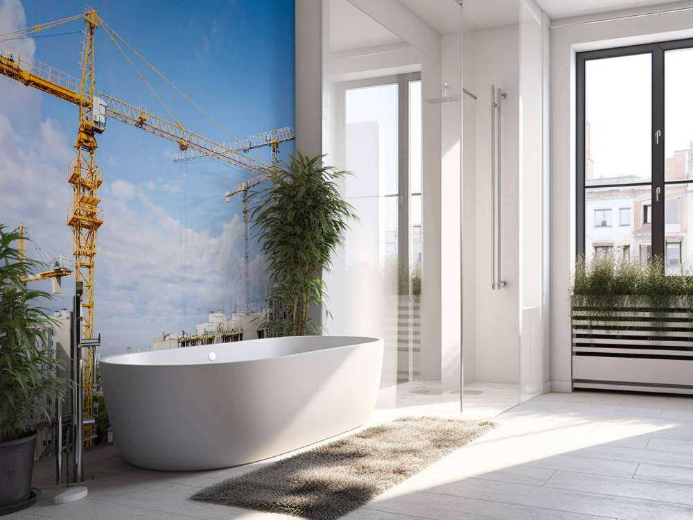 Hijskranen aan het werk