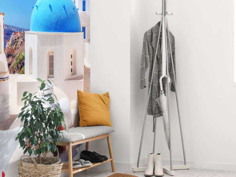 Klein kerkje op Santorini