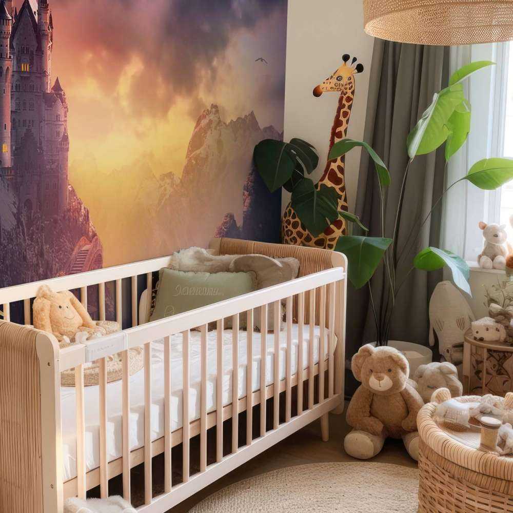 Kasteel tijdes de zonsondergang