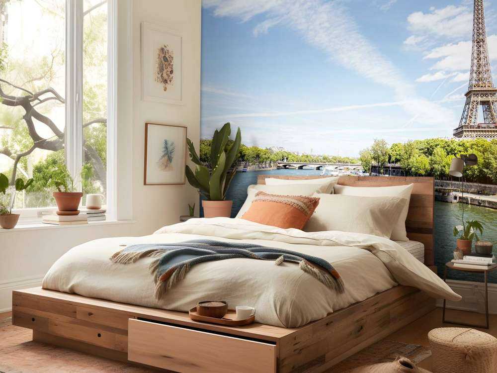 Rivier langs de Eiffeltoren