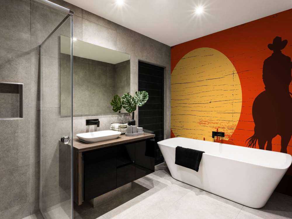 Cowboy in de woestijn