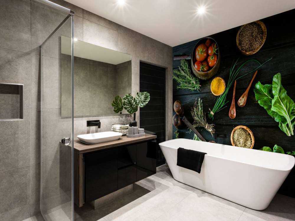 groenten en kruiden op hout