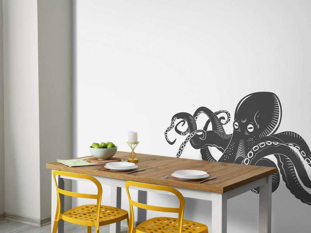 Octopus met een witte achtergrond