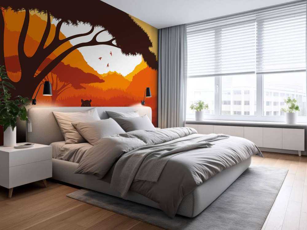 Zonsondergang in Afrika