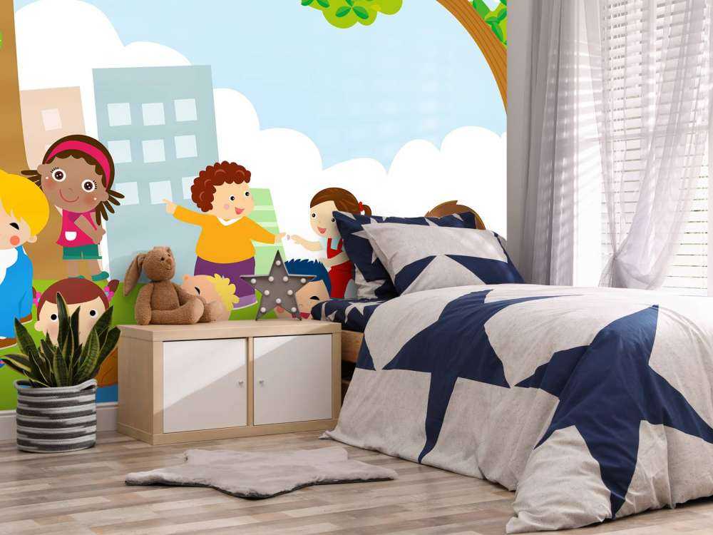 Kinderen aan het spelen