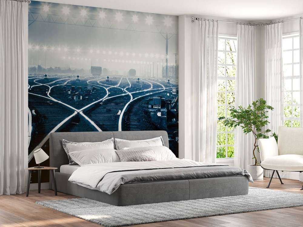 Verlichte spoorwissels