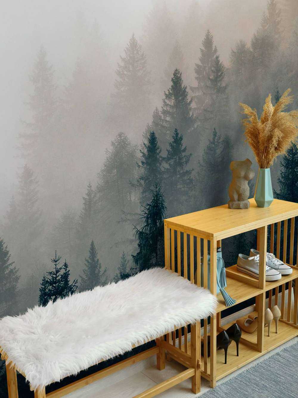 Cortina d'Ampezzo tijdens de mist