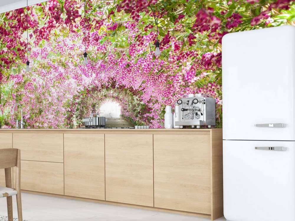 Botanische tuin met orchideeën