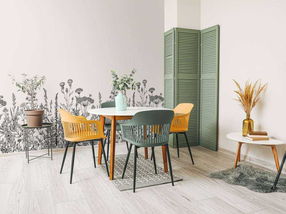 Getekende hoge grassen