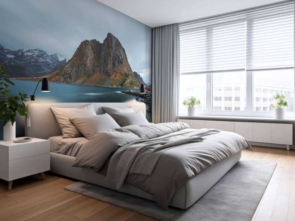 Vissers dorp in Noorwegen