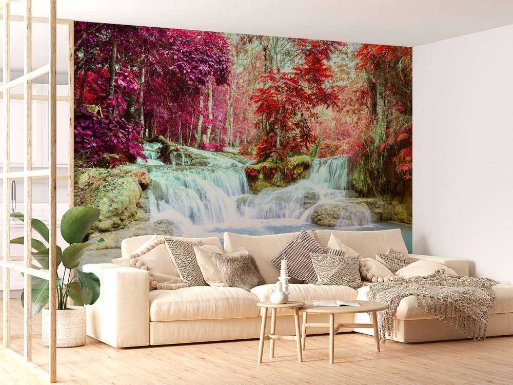 Helder water in een regenwoud