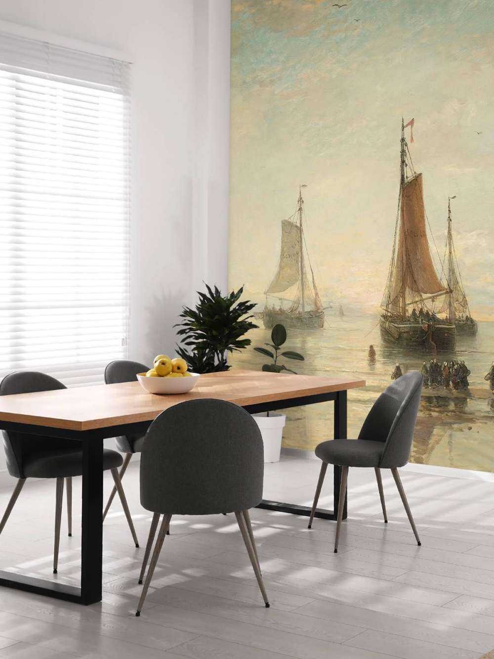 Scheveningse bommen voor anker