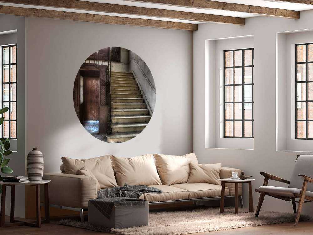 Verlaten houten kooilift