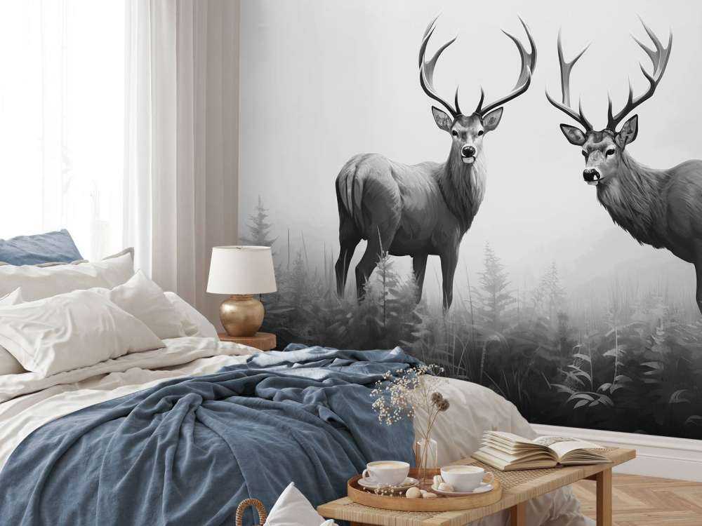 Mistige Woudherten Symmetrie