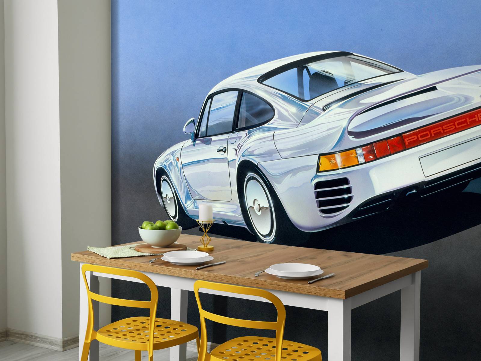 Fotobehang - Porsche - Fotobehang, image size:1600x1200