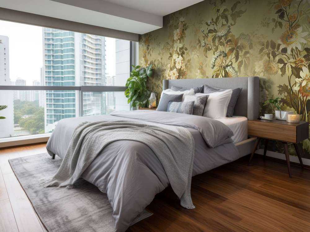 Vintage Olive Green Clematis