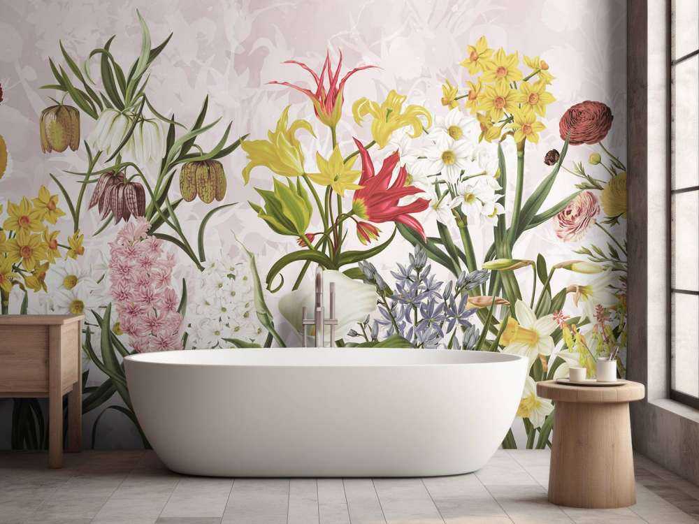 Spring Flowers - Blush Petal Pink