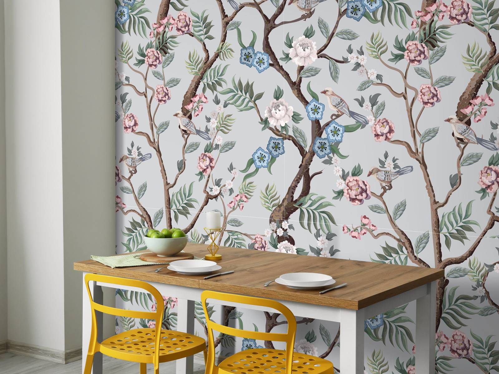 Bloemen patroon, pastel