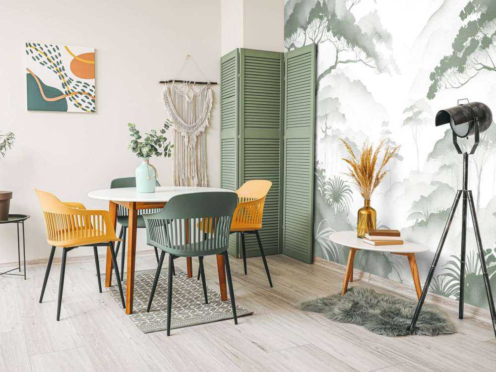 Mistige Bergvallei, groen