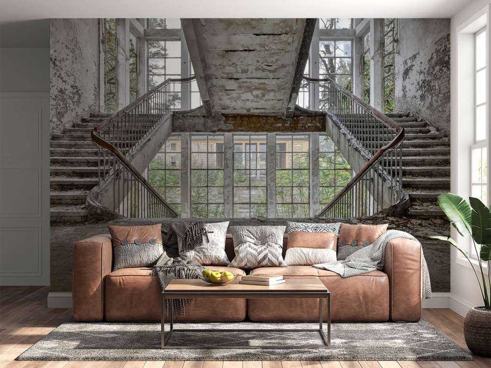 Verlaten trappenhuis