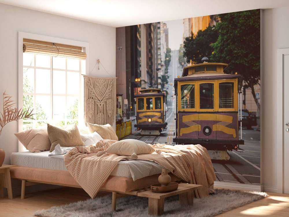 Klassieke trams in San Francisco