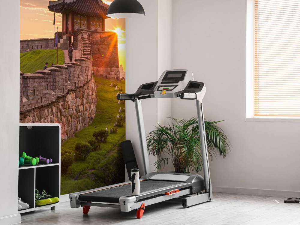 Hwaseong-vesting bij zonsondergang