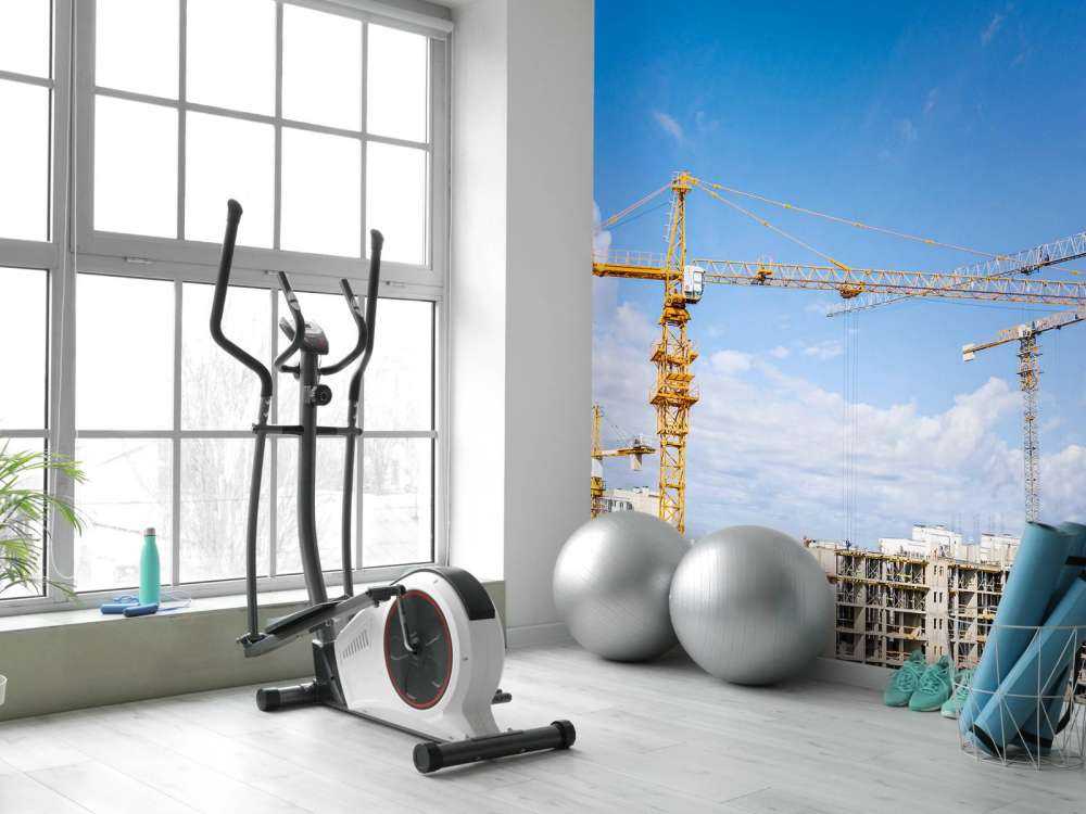 Hijskranen aan het werk