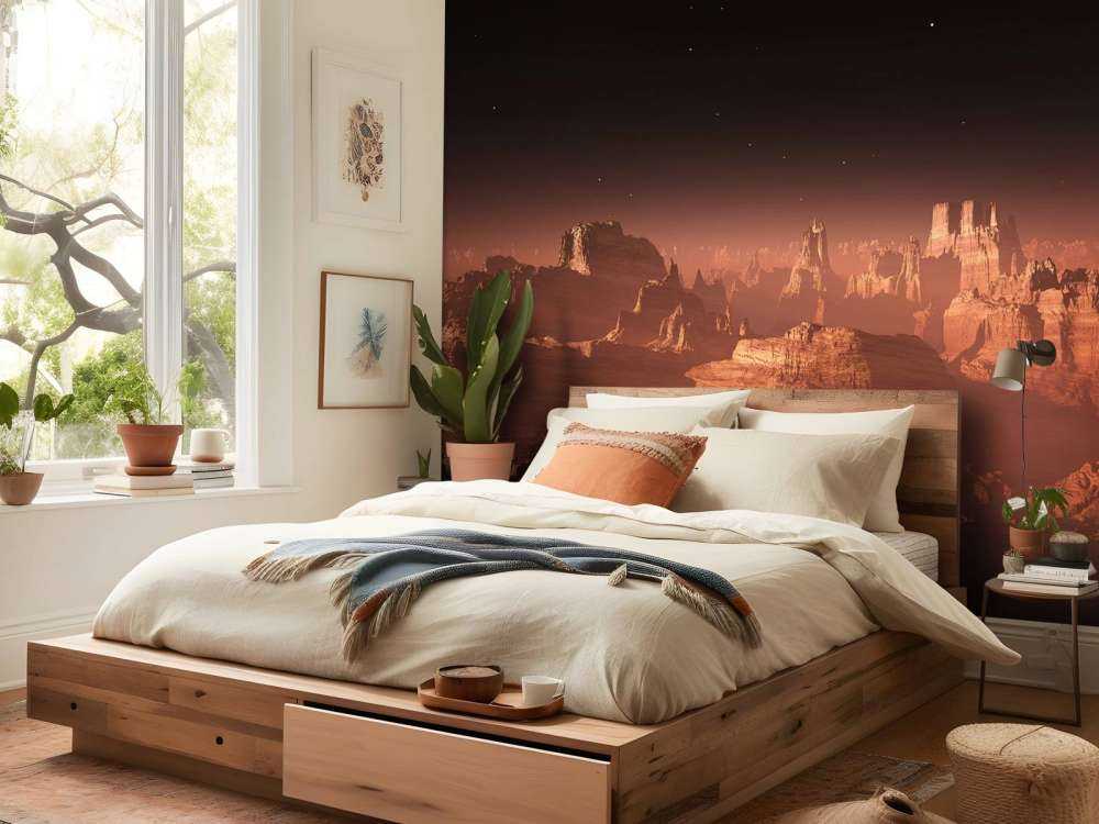 Zonsondergang op Mars