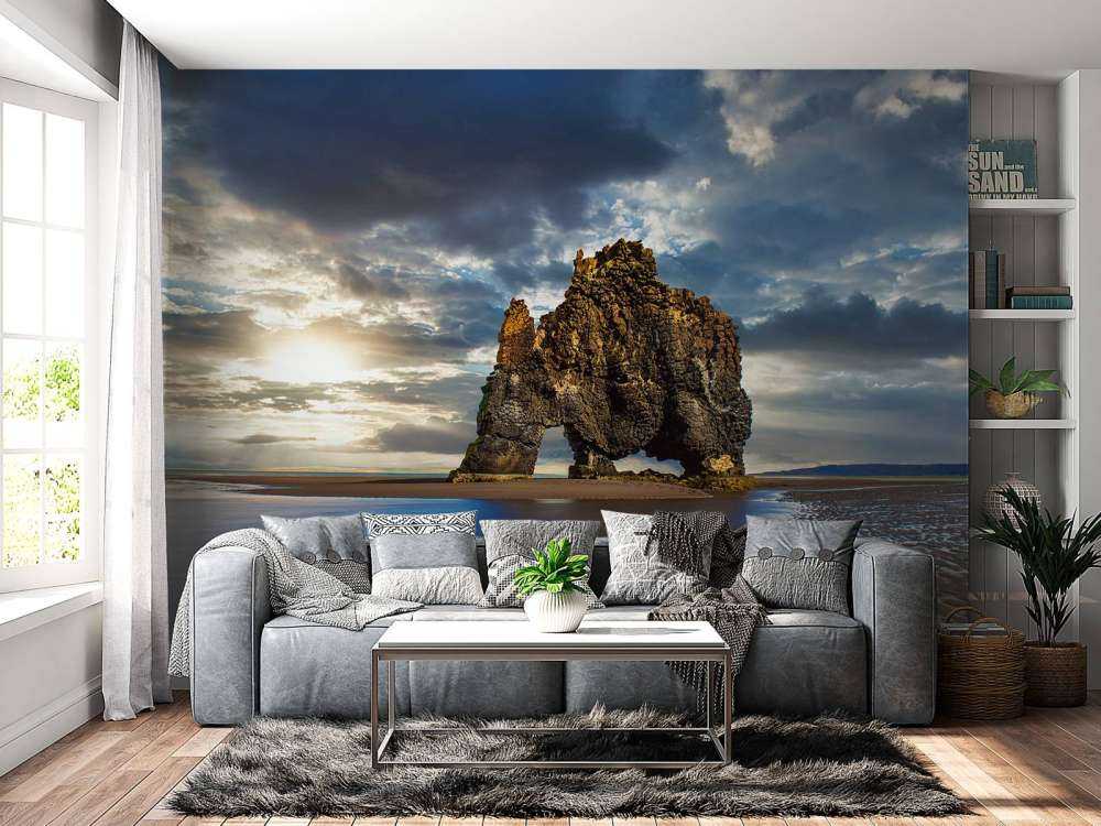 Hvítserkur rots in IJsland