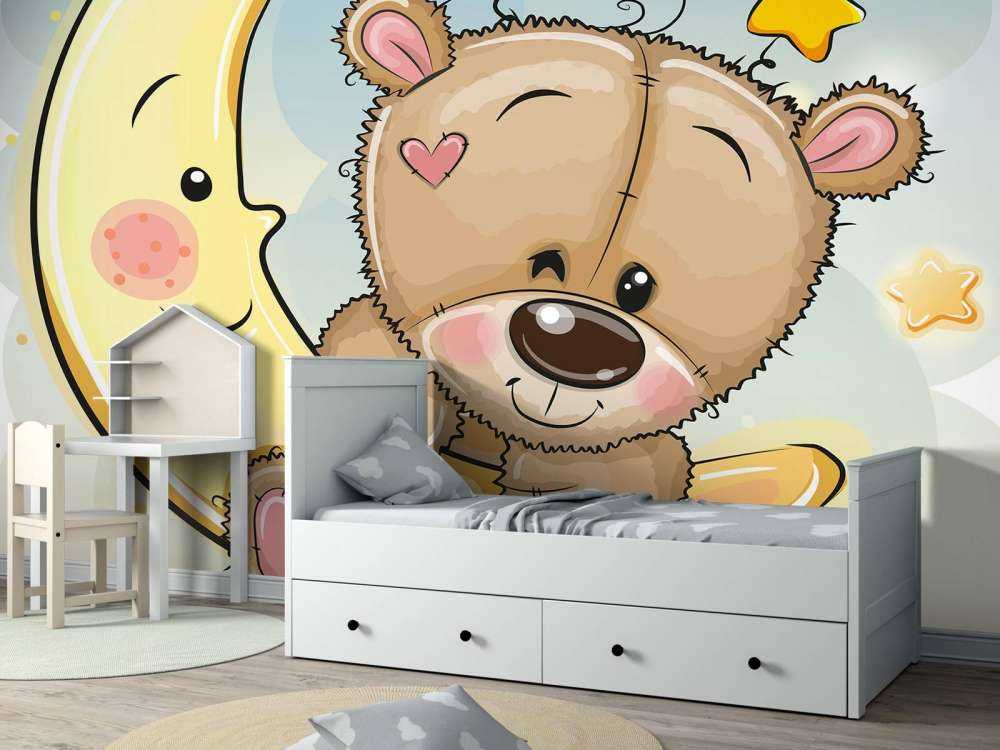 Teddybeer met de maan