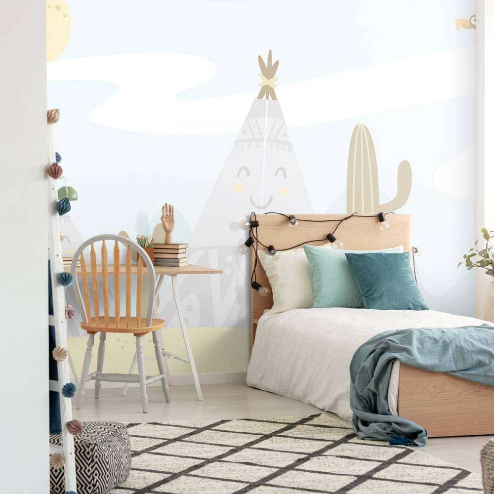 Kinderlijk woestijn design