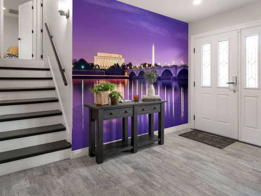 Washington met een paars effect