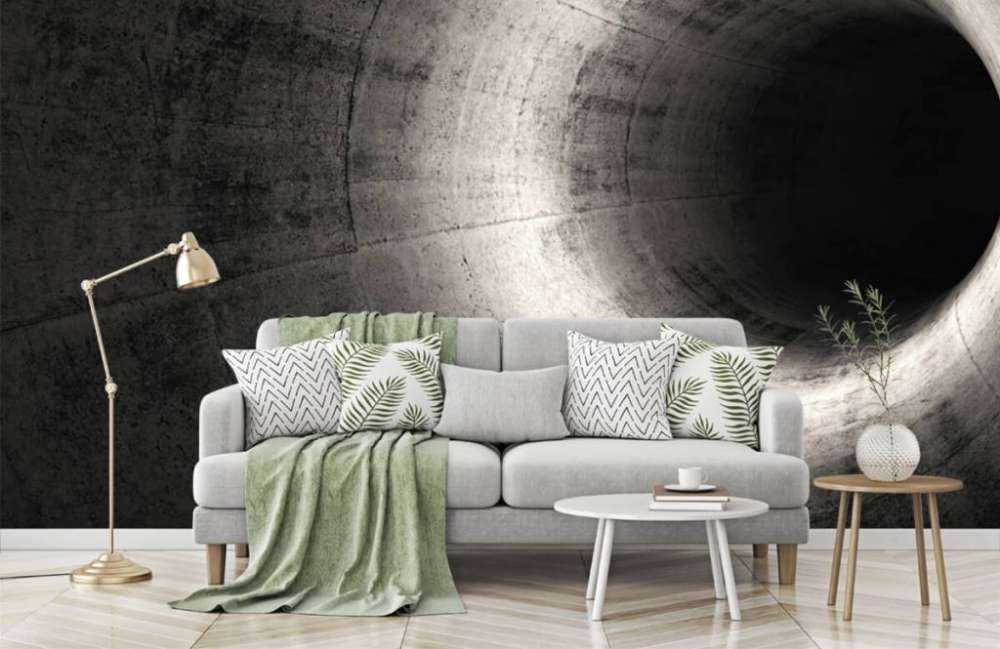 Betonnen 3D tunnel 