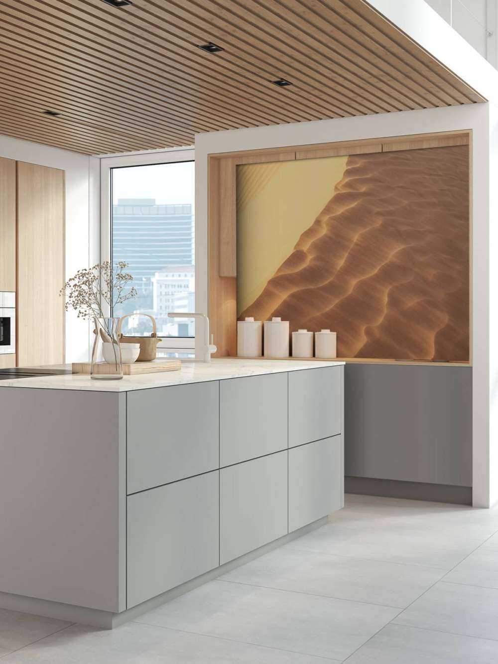 Zandduinen vanaf boven