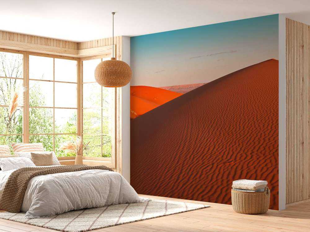 Zandduinen in de sahara woestijn